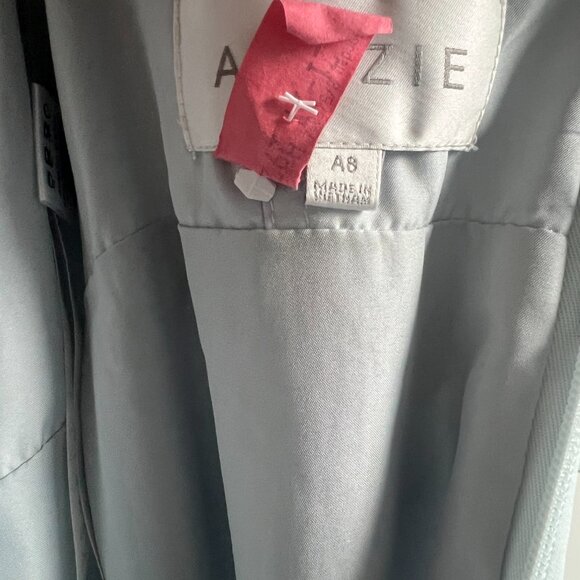 Azazie Mist Bridesmaid Dress - Size A8 - Picture 4 of 6